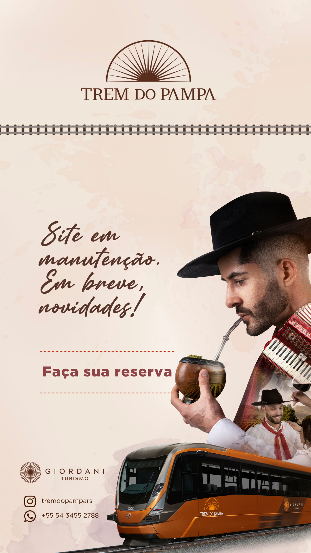 Trem do Pampa – Site em manutenção. Em breve, novidades!